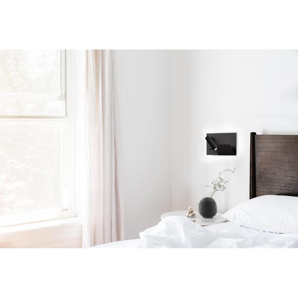 Kuzco Dorchester WS16811L-BK Wall Sconce, Adjustable LED, Black