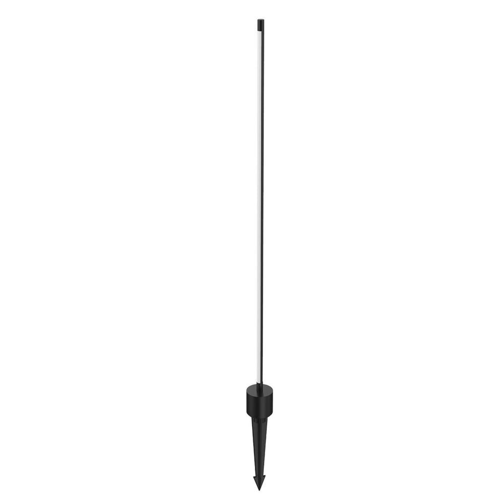 Kuzco Dorian EG26730-BK Exterior Low Voltage Landscape Light Fixture, Garden Spike Included, Black