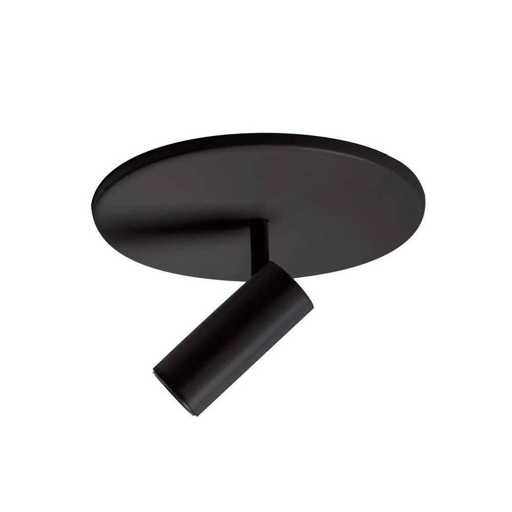 Kuzco Lighting SF15001-BK Downey 2-in Black LED Semi Flush Mount, UL Damp Rated, Black