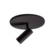 Kuzco Lighting SF15001-BK Downey 2-in Black LED Semi Flush Mount, UL Damp Rated, Black