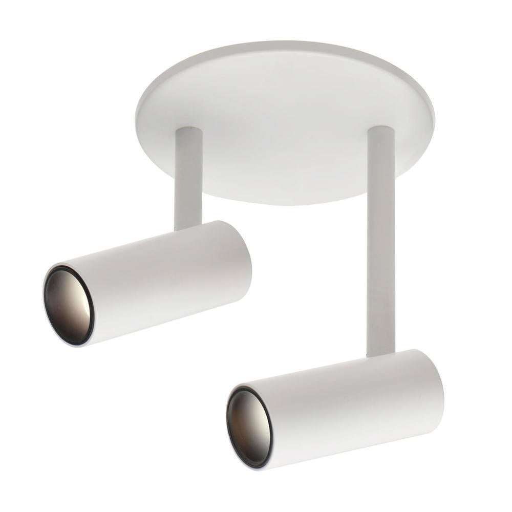 Kuzco SF15102-WH Downey 3-in White LED Semi Flush Mount, UL Rated, White