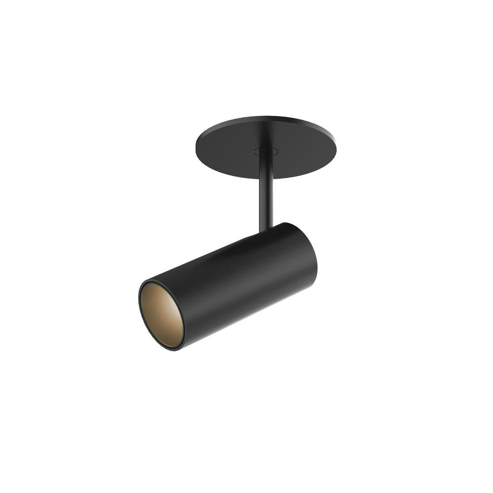 Kuzco Downey SF15701-BK Semi Flush Mount, LED, Black