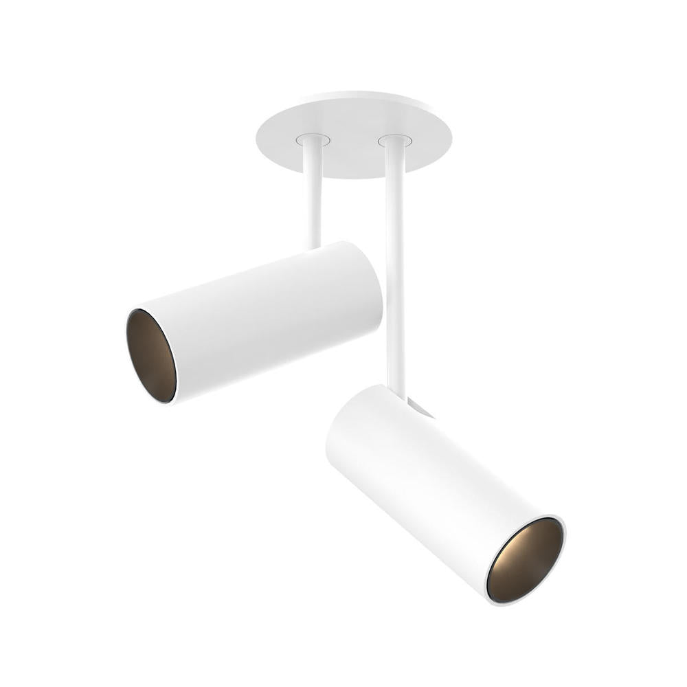 Kuzco Downey SF15702-WH Semi Flush Mount, LED, White