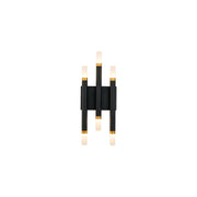 Kuzco Draven WS19707-BK-UNV Wall Sconce, Up and Down Light, Black
