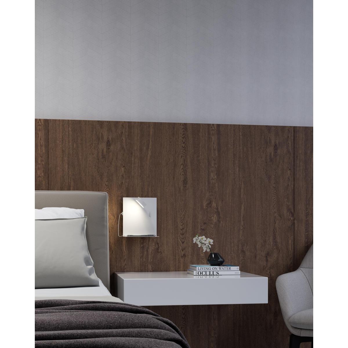 Kuzco WS16907-WH Wall Sconce, 7W, Adjustable, White