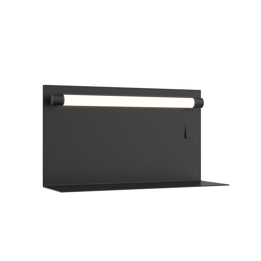 Kuzco Dresden WS16912-BK Wall Sconce, LED, 12-in, Black