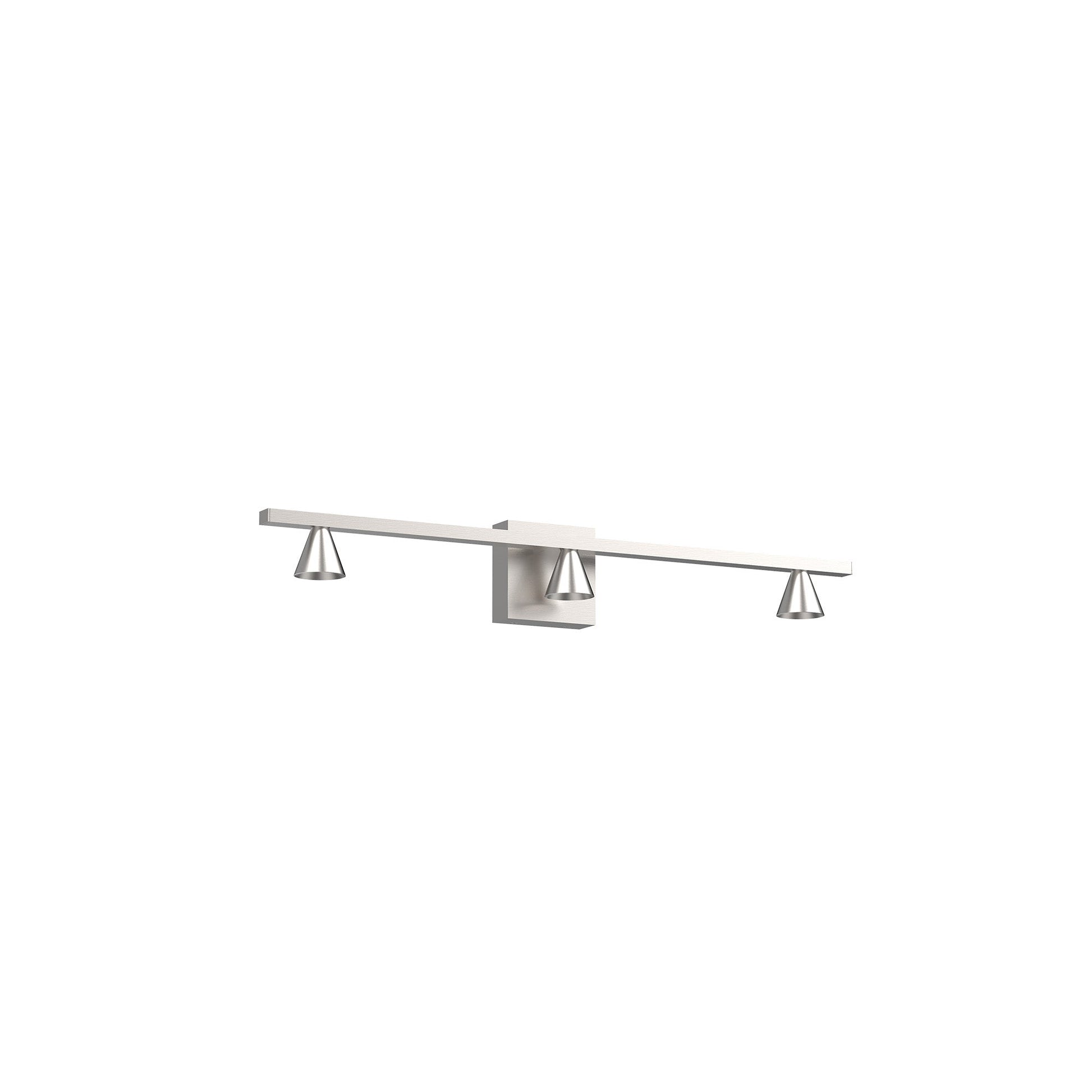 Kuzco Dune VL19931-BN-UNV Vanity Light Fixture, UL Damp Rated, Brushed Nickel