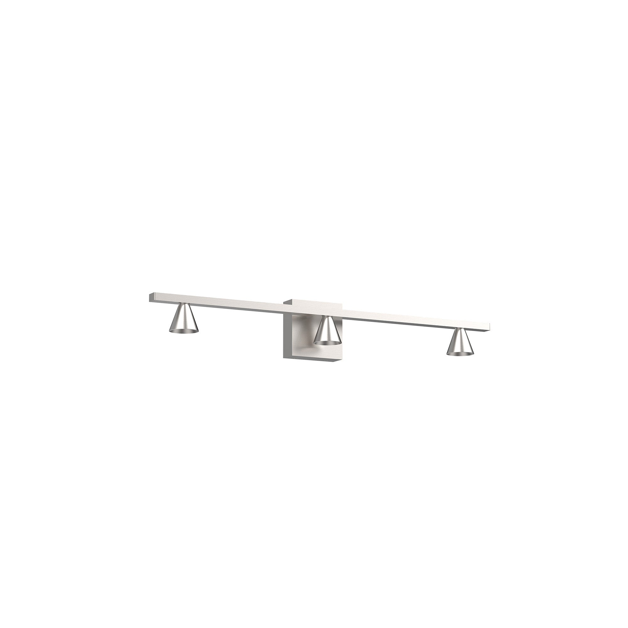 Kuzco Dune VL19931-BN-UNV Vanity Light Fixture, UL Damp Rated, Brushed Nickel