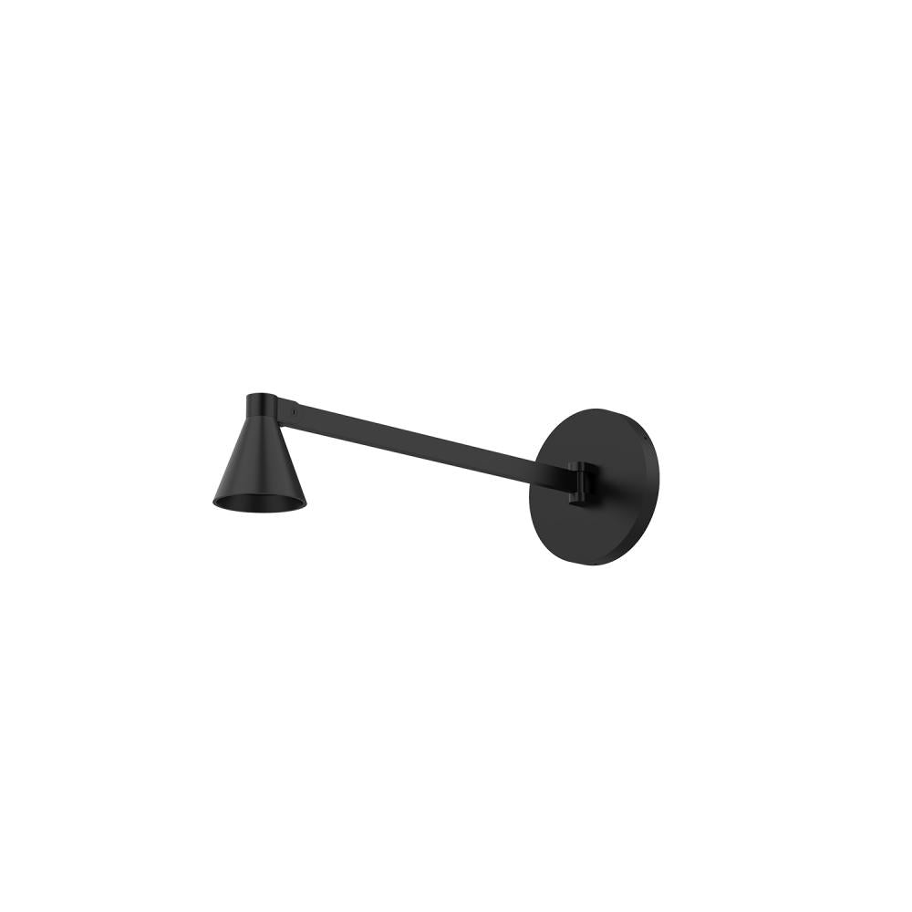 Kuzco Dune 14-in WS19914-BK Wall Sconce, UL Damp Rated, Black