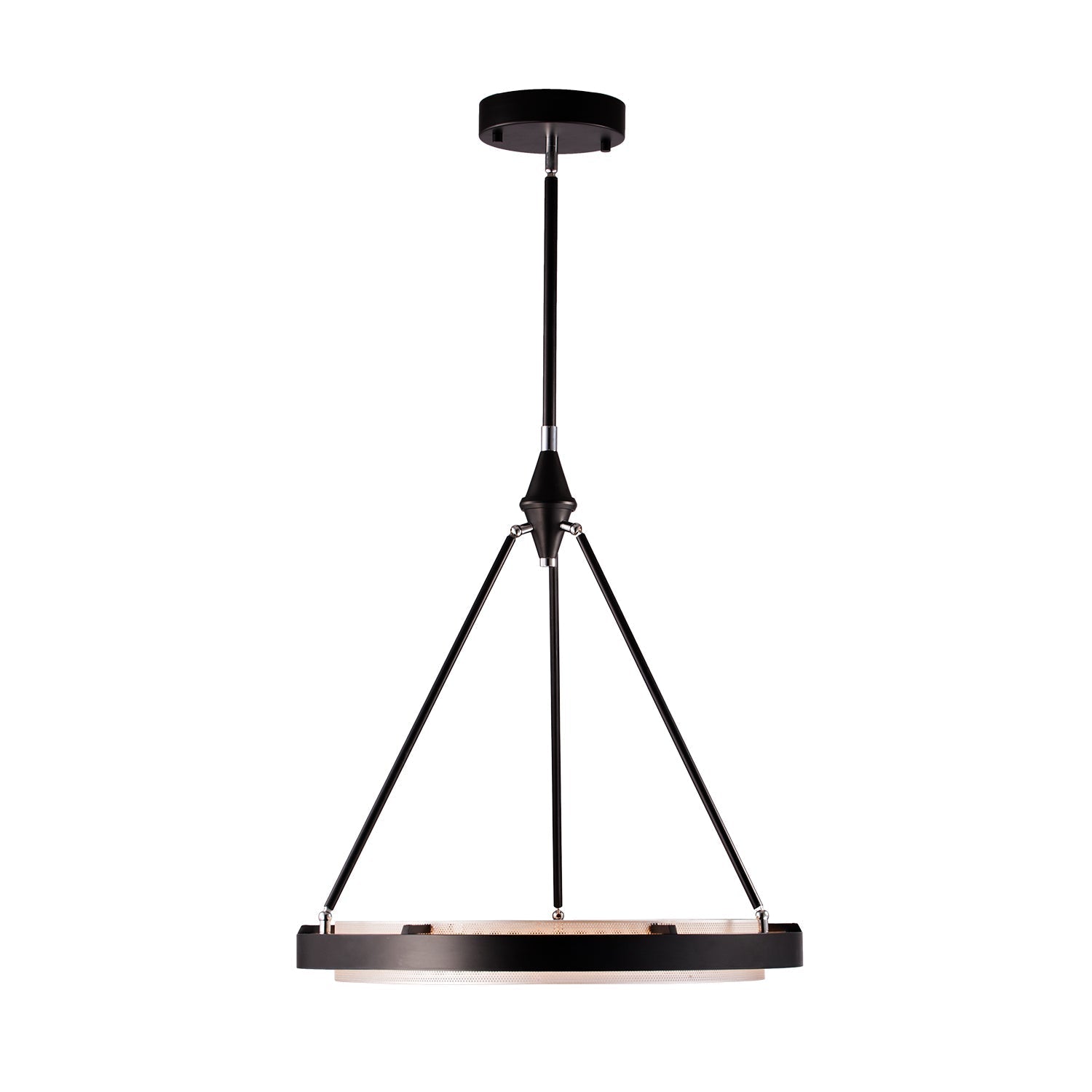 ALORA Lighting PD302724CBSS-UNV-010 LED Pendant, Classic Black/Silver Shimmer