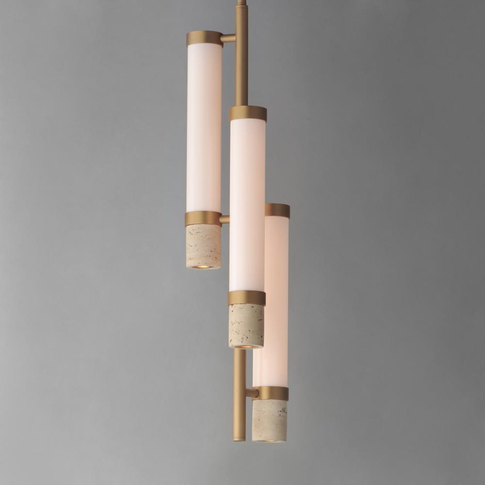 ET2 TRAVERTINE E11053-01TVGLD Pendant - Travertine Gold