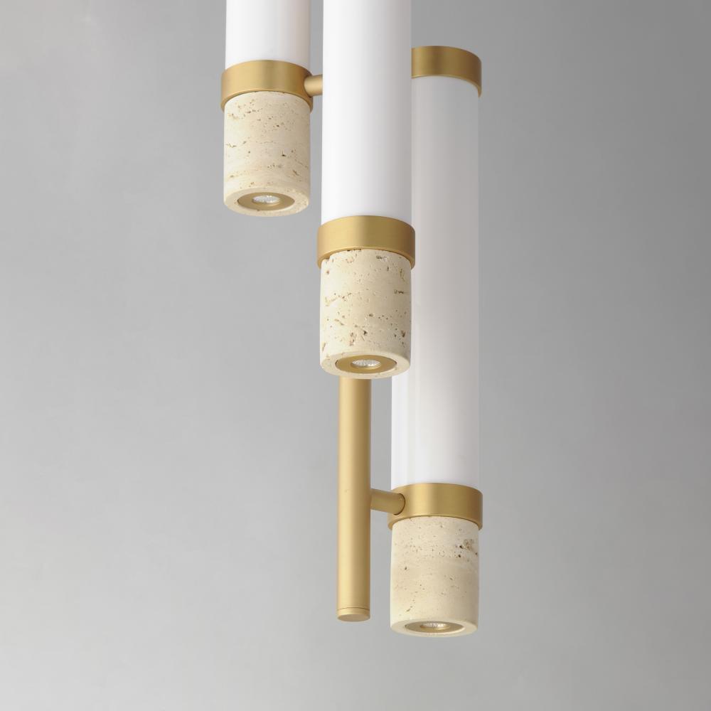 ET2 TRAVERTINE E11053-01TVGLD Pendant - Travertine Gold