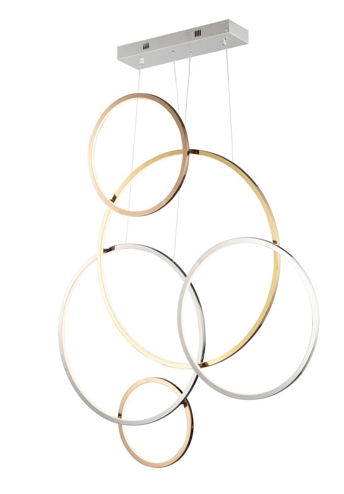 ET2 UNION E20375-MPLT Pendant Contemporary - Combination Finishes