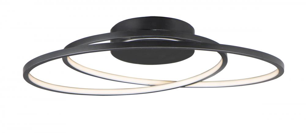 ET2 CYCLE E21322-BK Flush Mount Transitional - Black