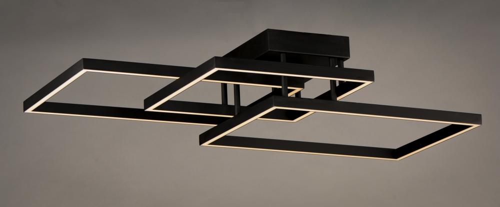 ET2 TRAVERSE LED E21513-BK Flush Mount Contemporary - Black