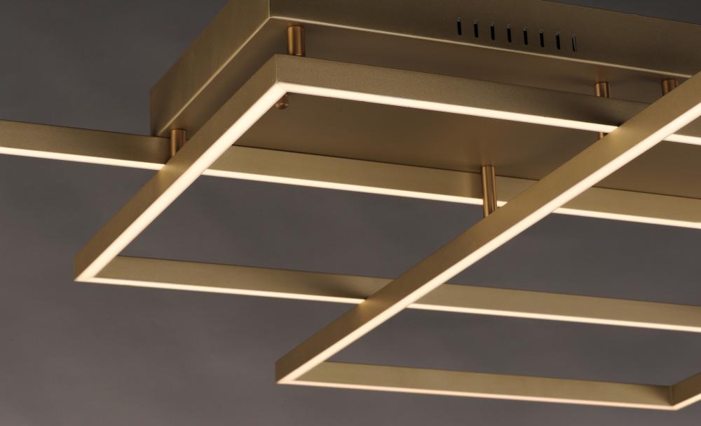 ET2 TRAVERSE LED E21513-CHP Flush Mount Contemporary - Brown