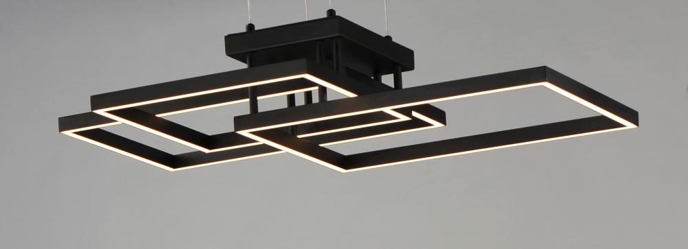 ET2 TRAVERSE LED E21515-BK Pendant Contemporary - Black