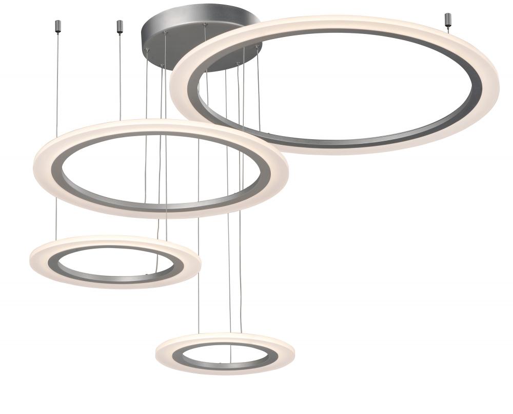 ET2 SATURN II LED E22662-11MS Pendant Contemporary - Silver