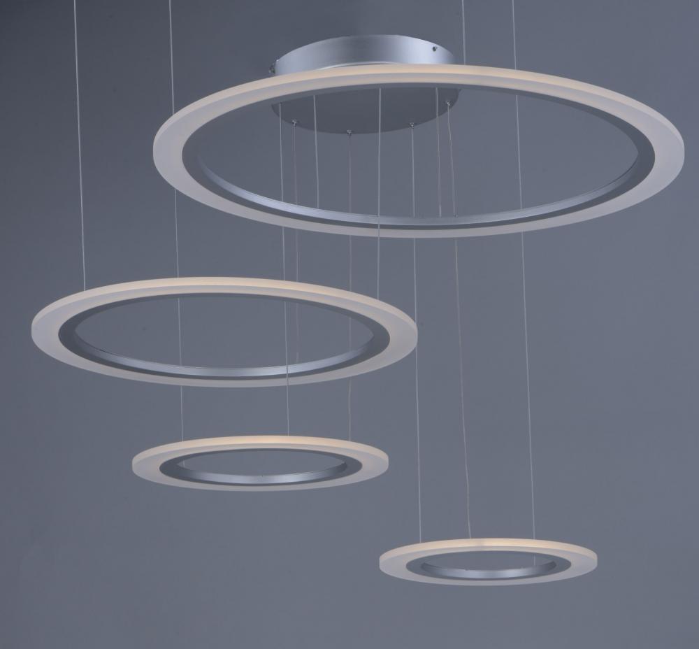 ET2 SATURN II LED E22662-11MS Pendant Contemporary - Silver