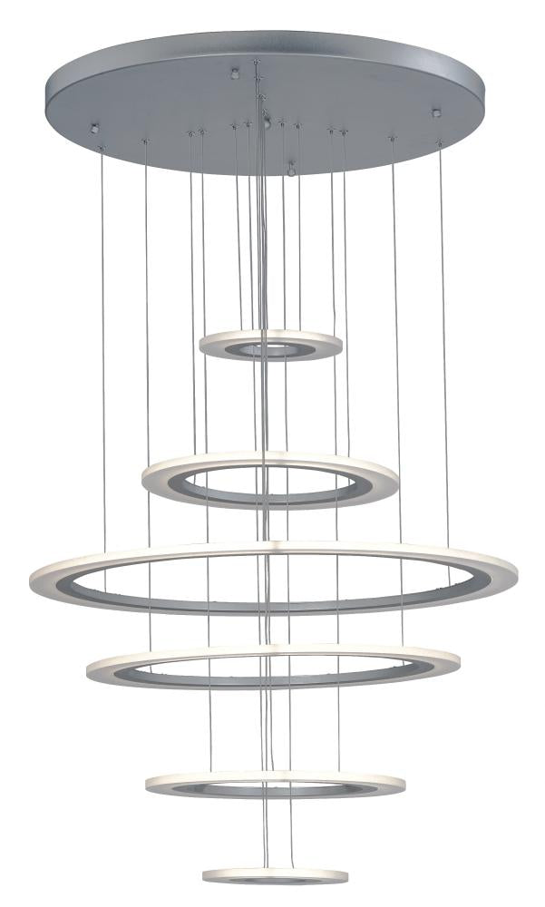 ET2 SATURN II LED E22664-11MS Pendant Contemporary - Silver