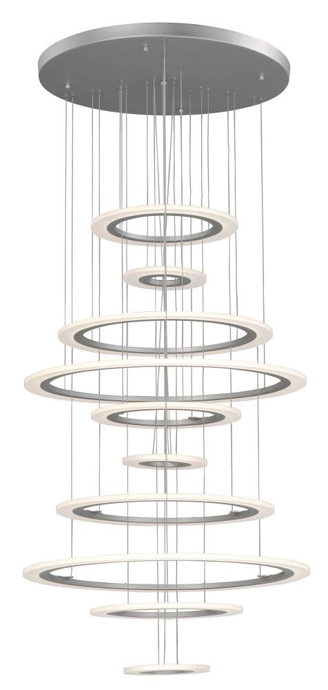 ET2 SATURN II LED E22665-11MS Pendant Contemporary - Silver