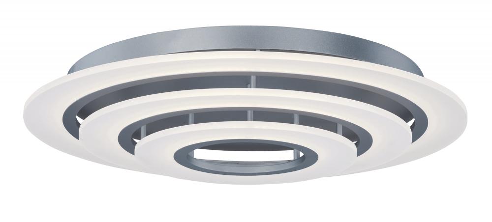 ET2 SATURN II LED E22667-11MS Flush Mount Contemporary - Silver