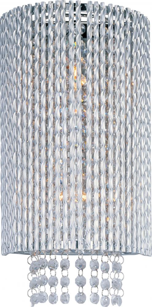 ET2 SPIRAL E23131-10PC Sconce Contemporary - Chrome