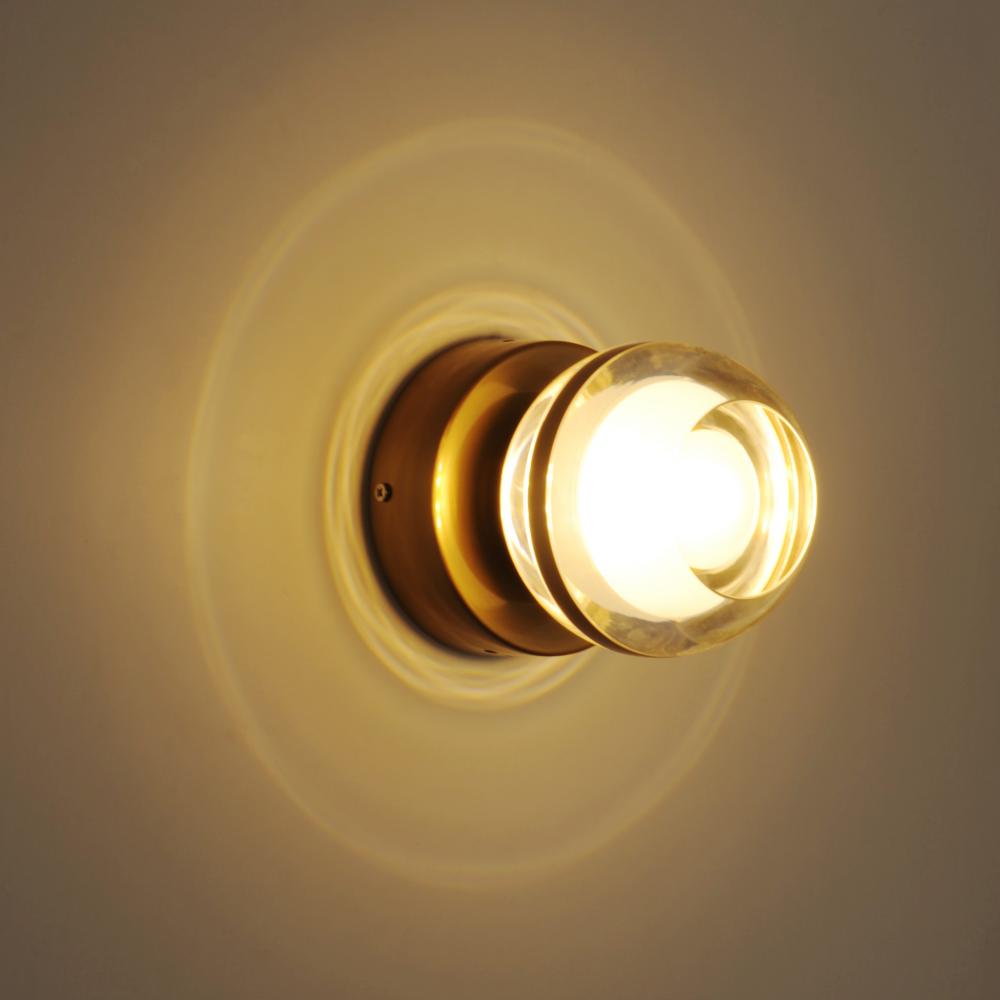 ET2 SWANK E24590-93NAB Sconce Transitional - Brass