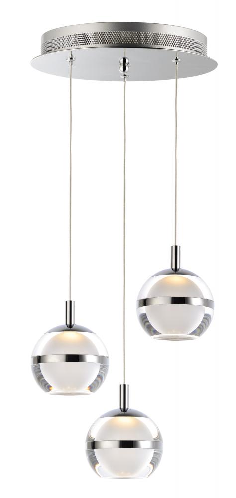 ET2 SWANK E24593-93PC Pendant Transitional - Chrome