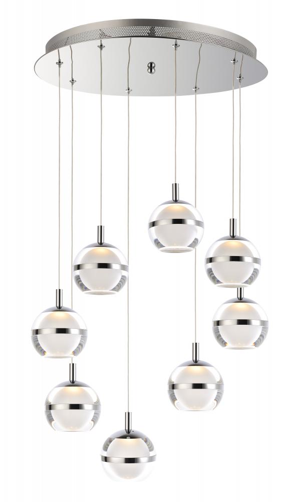 ET2 SWANK E24598-93PC Pendant Transitional - Chrome