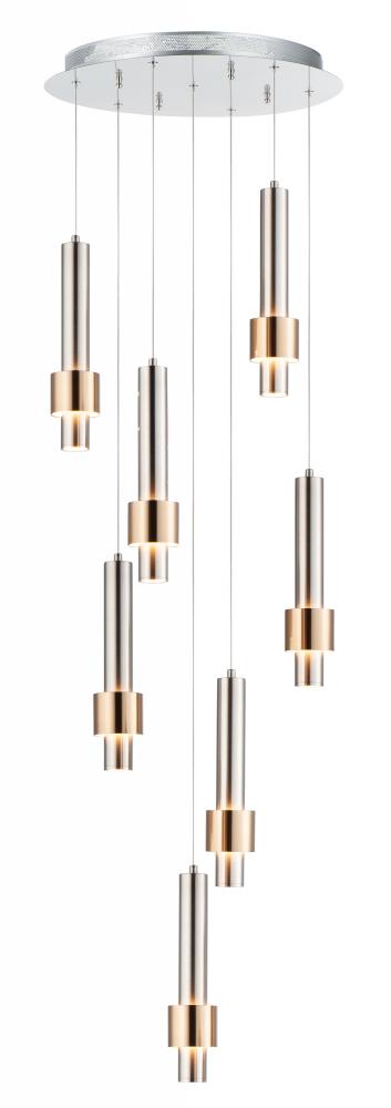 ET2 REVEAL E24757-SNSBR Pendant Traditional - Brass