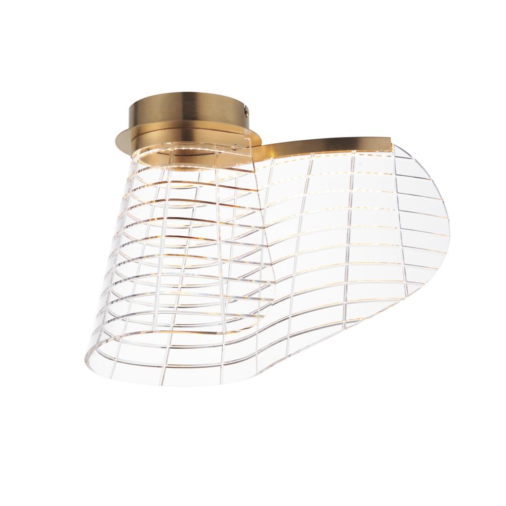 ET2 TARTAN E24810-82BCN Flush Mount - Brushed Champagne