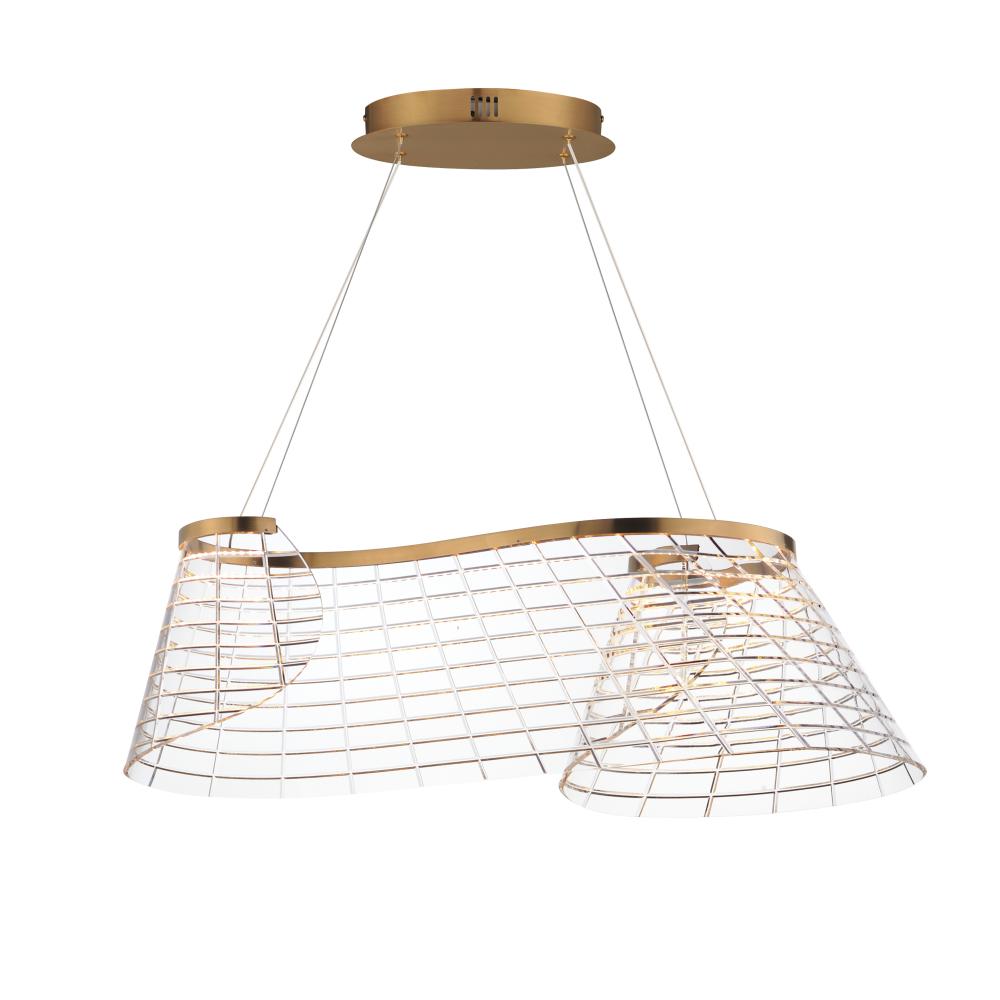 ET2 TARTAN E24814-82BCN Pendant - Brushed Champagne