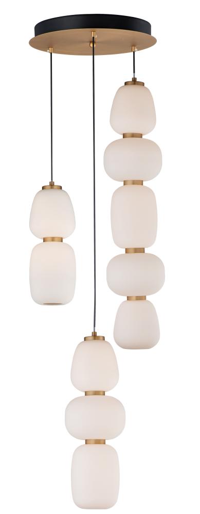 ET2 SOJI E25069-92BKGLD Pendant Transitional - Black