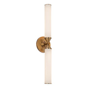 ALORA Lighting Edwin WV348222VBFR Wall/Vanity Light Fixture, UL Damp Rated, Vintage Brass