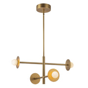 Kuzco Lighting CH15504-BG-UNV Chandelier, 22-in, LED, Brushed Gold