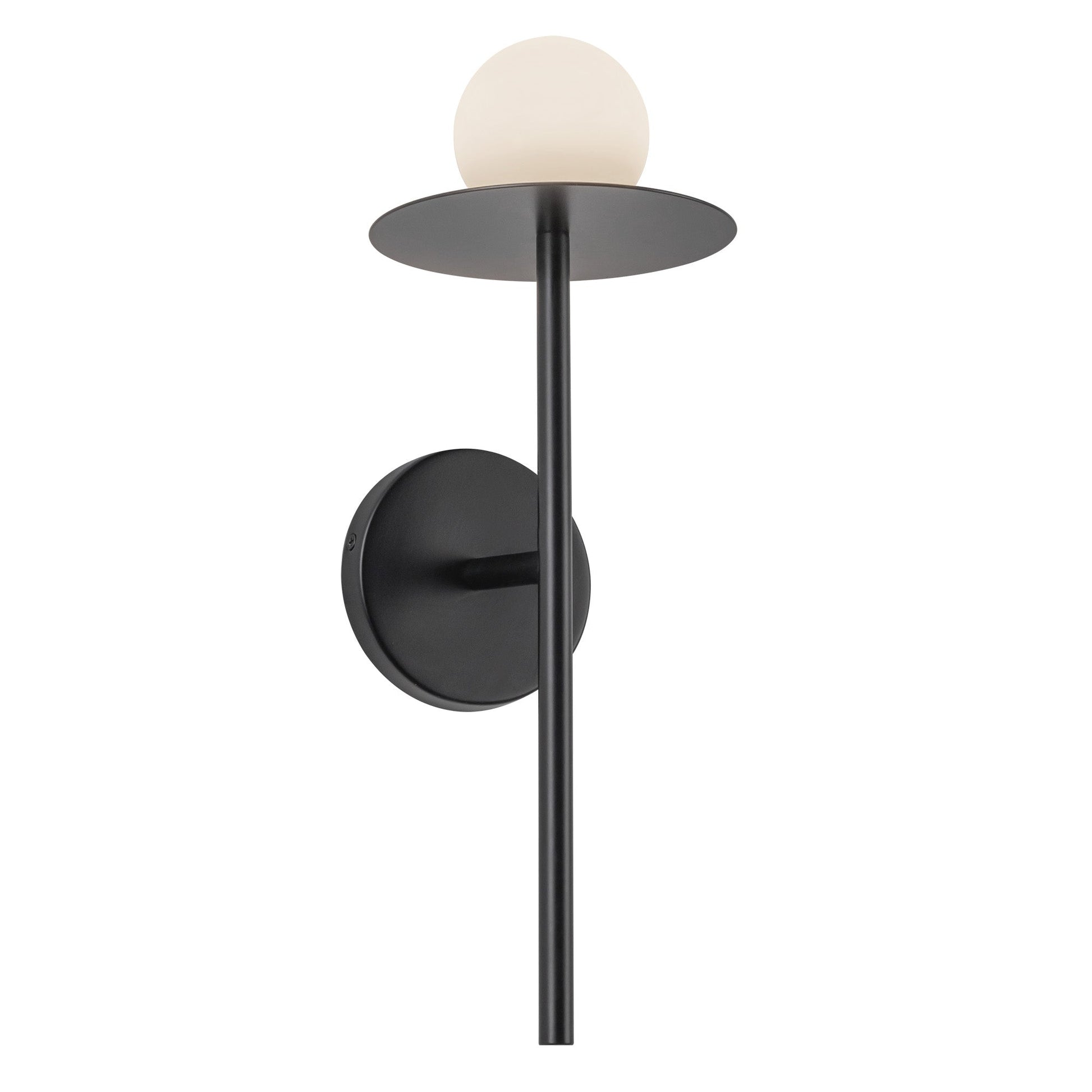 Kuzco WS15506-BK-UNV Wall Sconce, 16-in Black LED, Modern Design