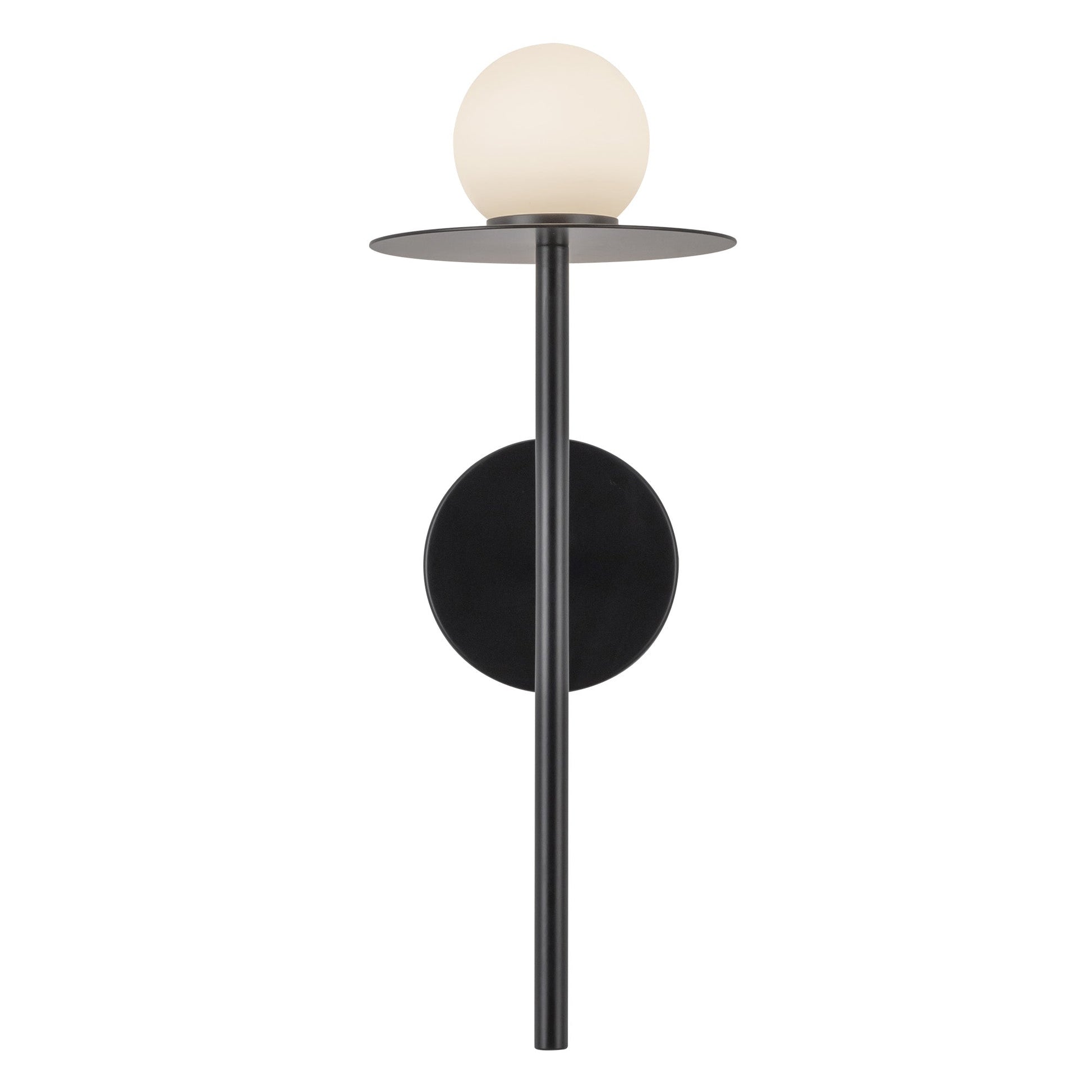 Kuzco WS15506-BK-UNV Wall Sconce, 16-in Black LED, Modern Design