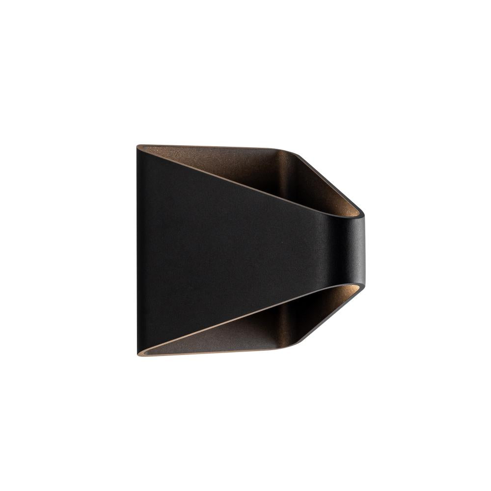 Kuzco Ellis EW33806-BK-UNV-010 Exterior Wall Sconce, Black, LED