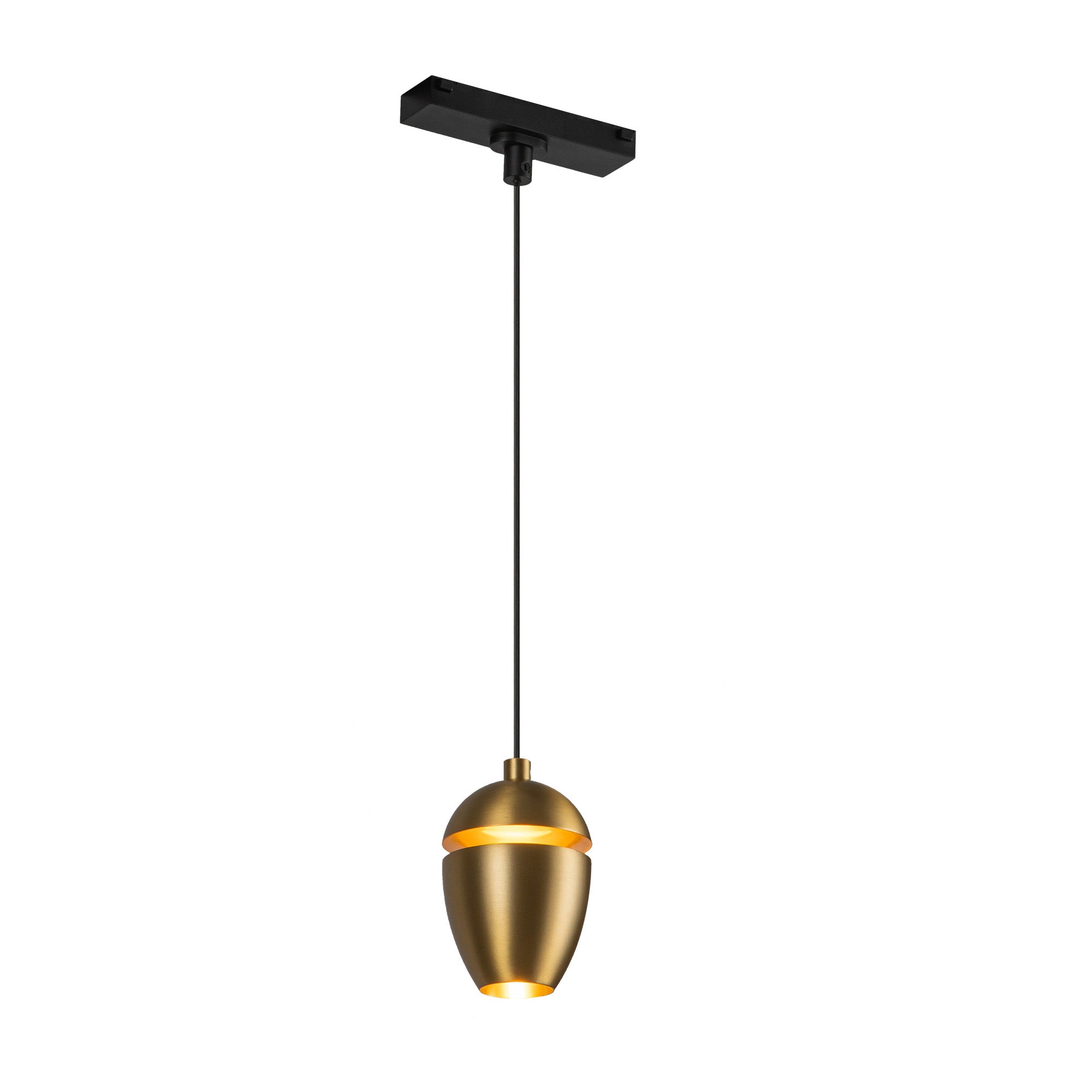 Kuzco Eloa TRP89703-BG Pendant Light Fixture, UL Damp Rated, Brushed Gold