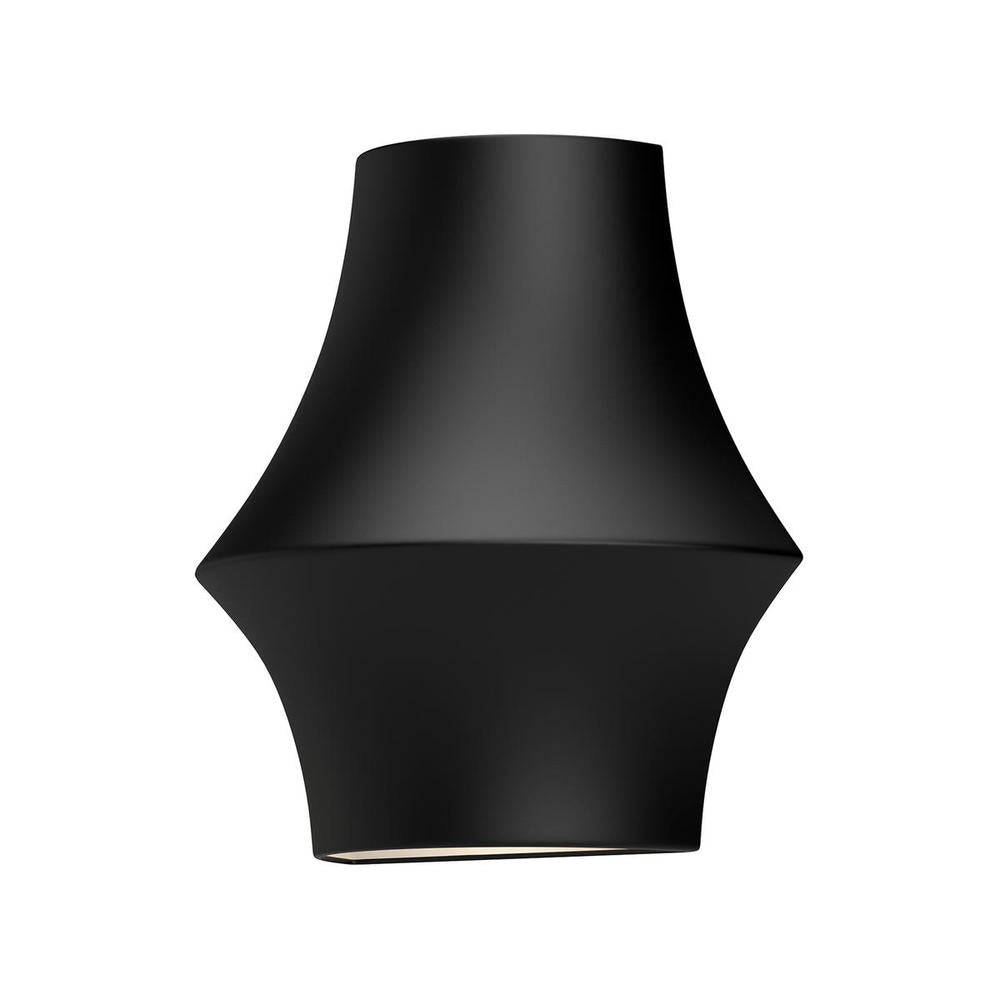ALORA MOOD Lighting WV523210MB Emiko 10-in Wall/Vanity Light Fixture, UL Damp Rated, Matte Black