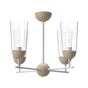 Alora Mood CH542324WHWK Chandelier, 240W, White/White Oak