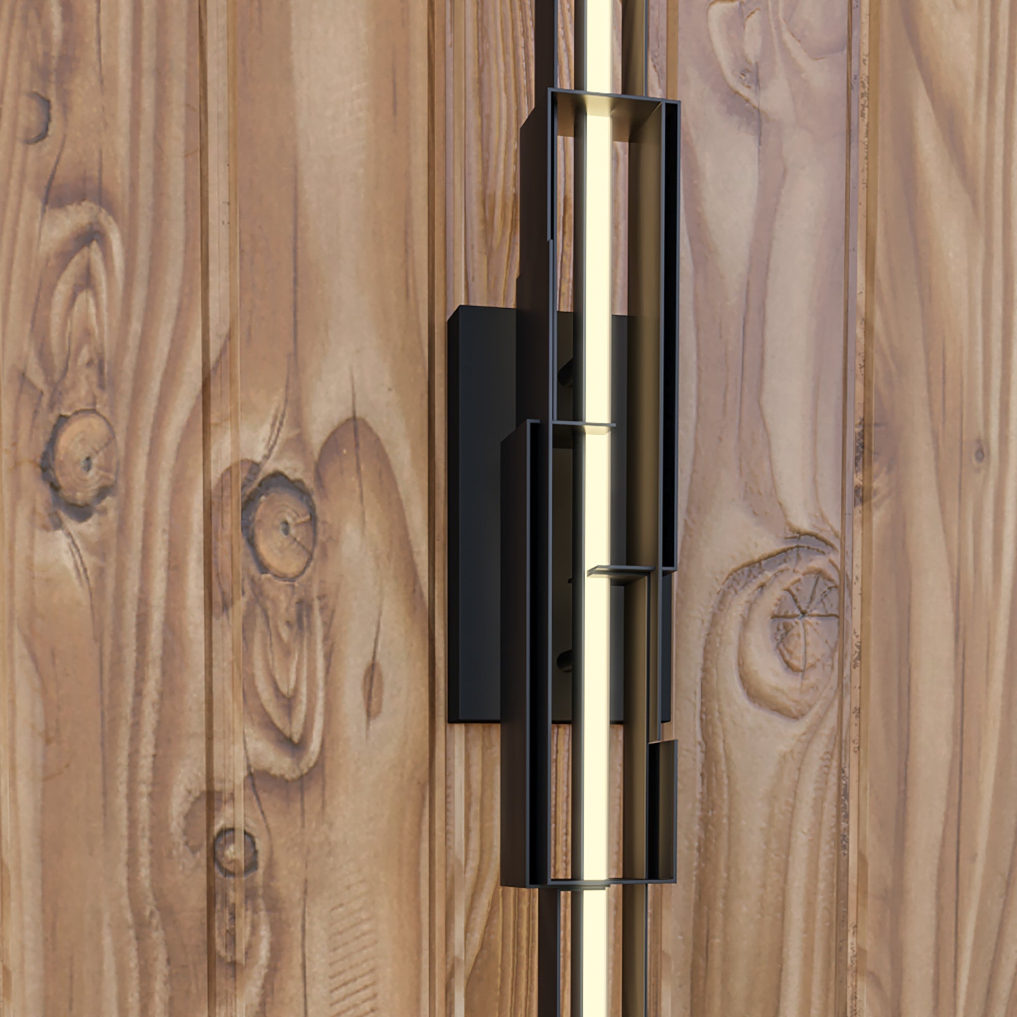 KUZCO Lighting . Enzo 60-in Black LED Wall SconceWall Sconces, Black