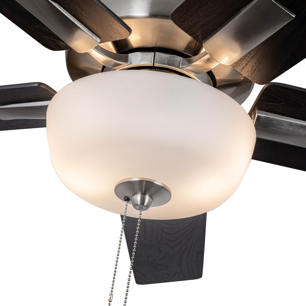 Kuzco Lighting CF78752-BN-LKP Ceiling Fan with LED Kit, 52-Inch, Brushed Nickel