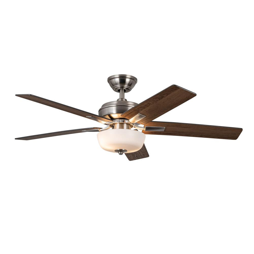 Kuzco Lighting CF78752-BN-LKW Ceiling Fan, 52-in, Brushed Nickel