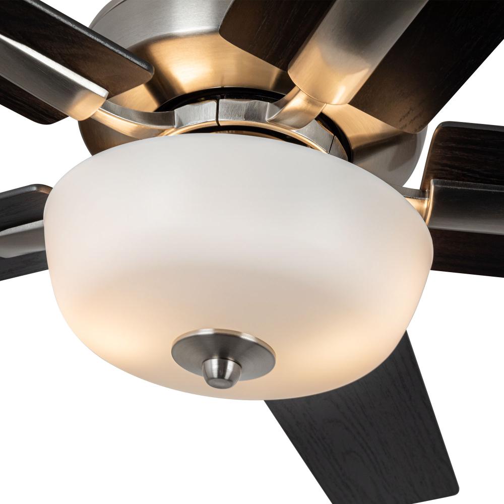Kuzco Lighting CF78752-BN-LKW Ceiling Fan, 52-in, Brushed Nickel