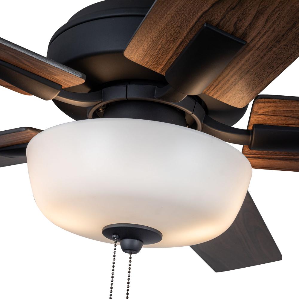 Kuzco Lighting CF78752-MB-LKP Ceiling Fan, 52-in, Matte Black