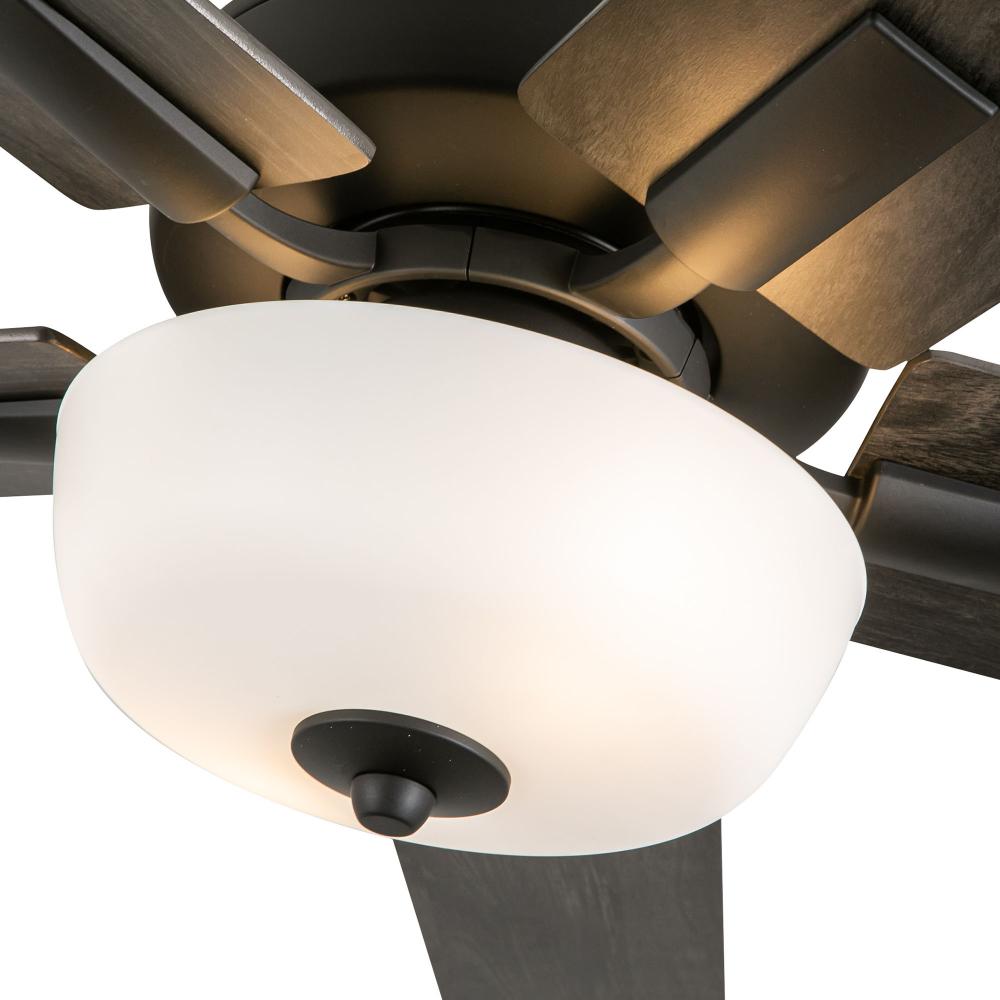 Kuzco Lighting CF78752-MB-LKW Ceiling Fan, 52-in Matte Black, LED Kit with Bulb