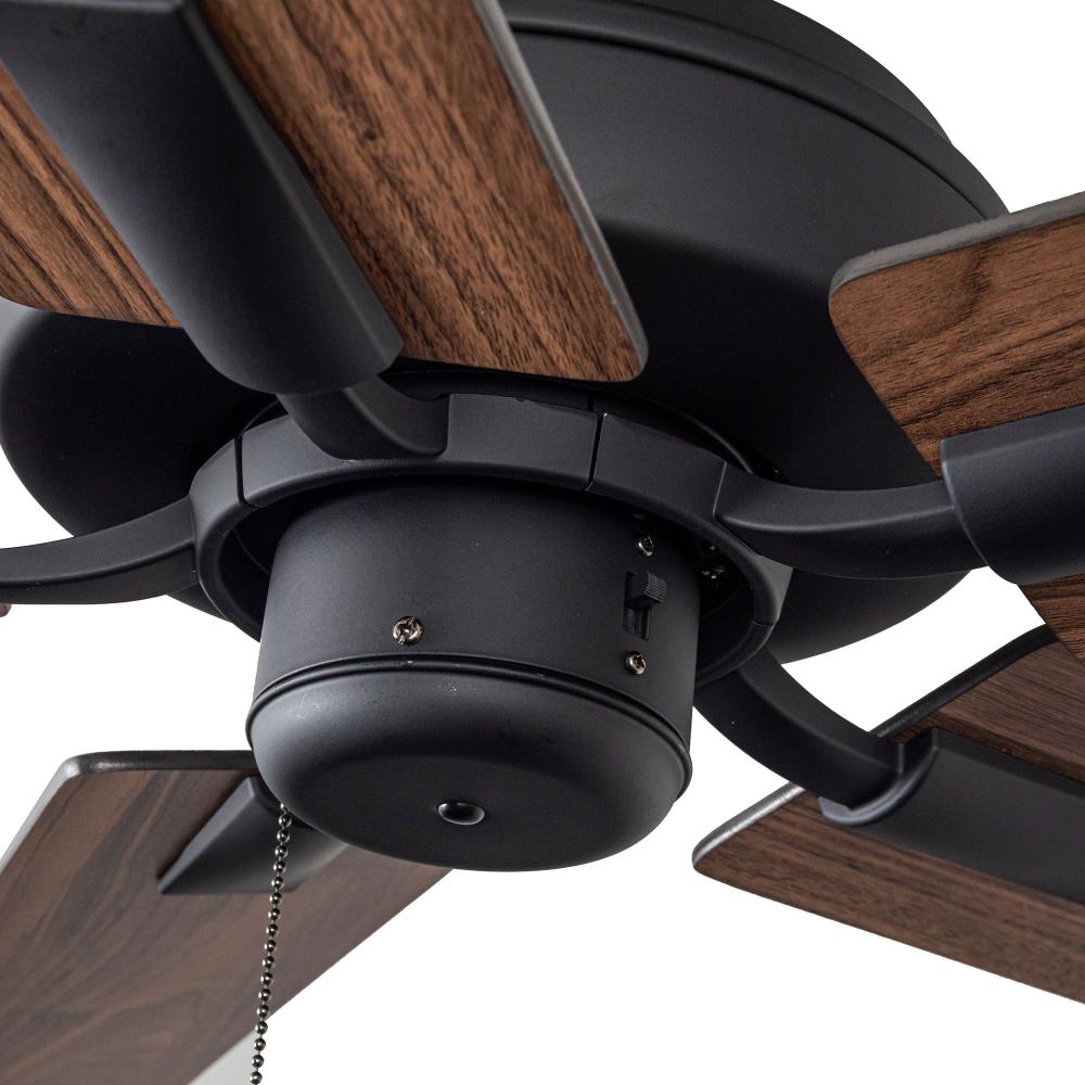 Kuzco Lighting CF78752-MB-NLP Ceiling Fan, 52-in, Matte Black
