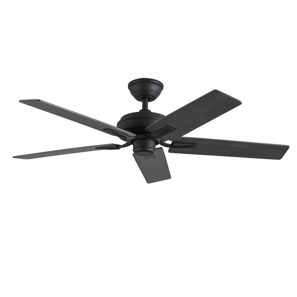 Kuzco Lighting CF78752-MB-NLW Ceiling Fan, 52-in, Matte Black